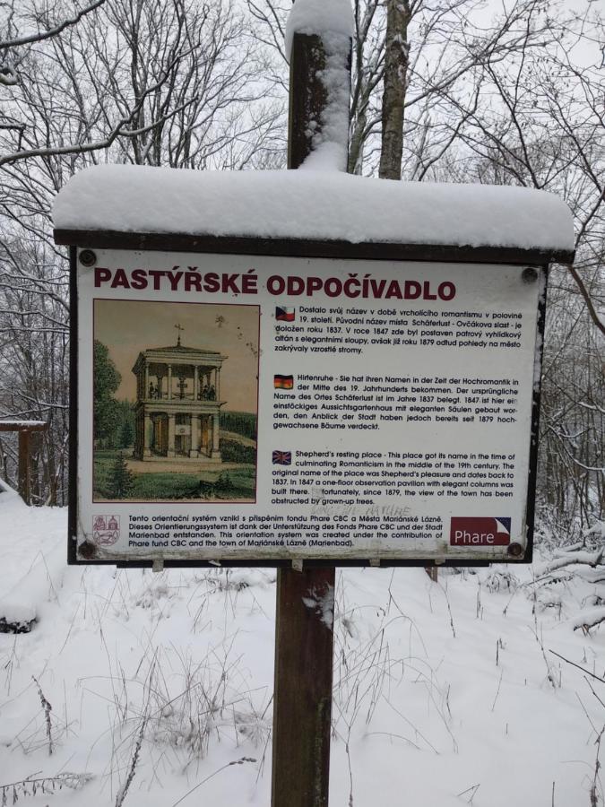 Apartman Friedrichsruh Daire Mariánské Lázně Dış mekan fotoğraf